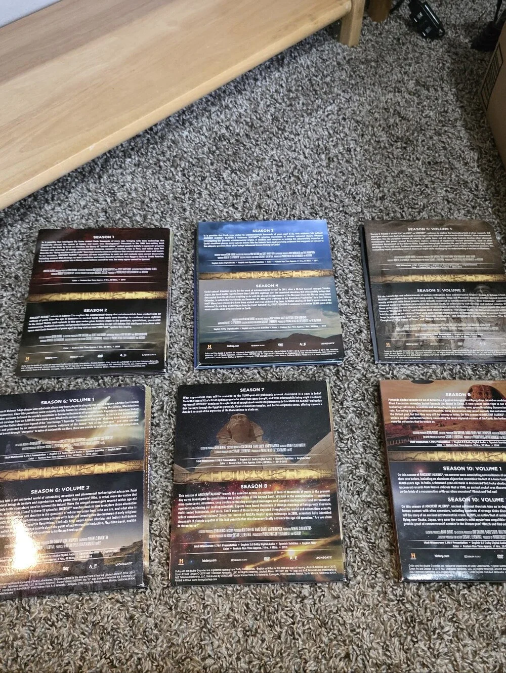 Ancient Aliens: 10th Anniversary Edition DVD Complete As-Is